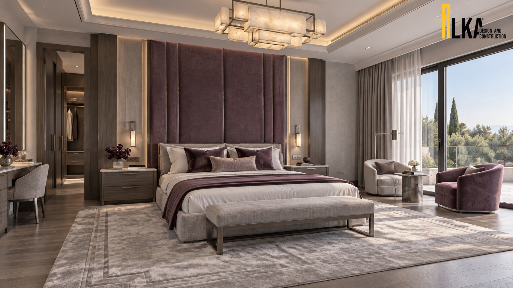 Villa Aurelia — Bedroom and dressing area