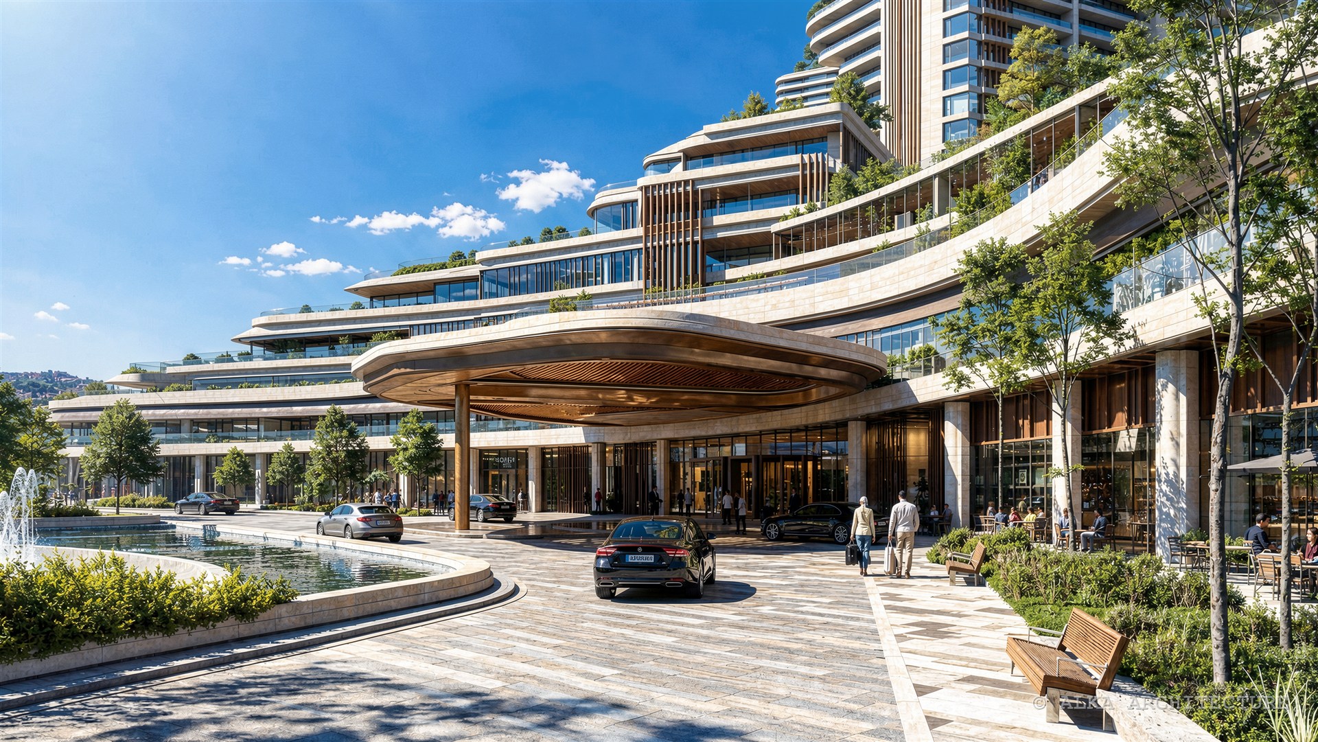 Cascade Heights — ENTRANCE + CIRCULAR CANOPY