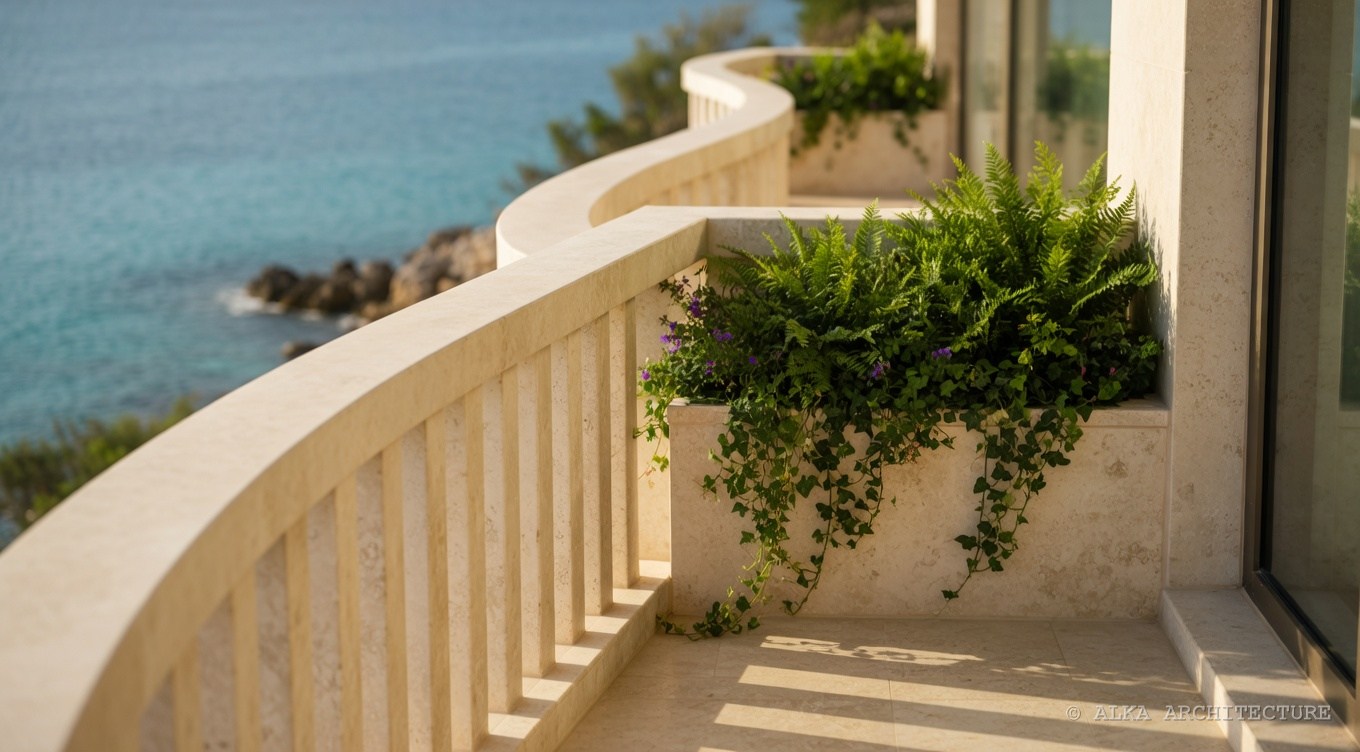 Azure Resort — CURVED BALCONY — SEA