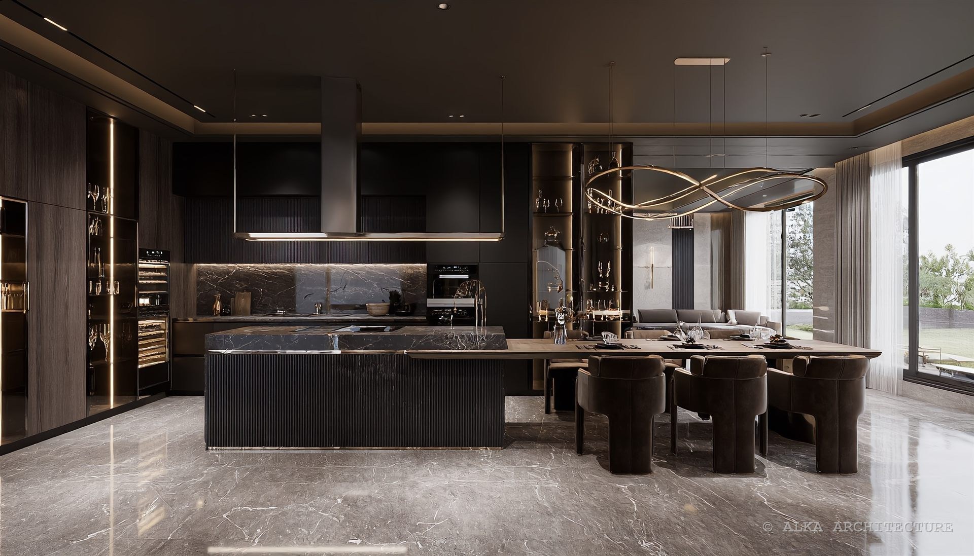 Villa New York — KITCHEN + DINING