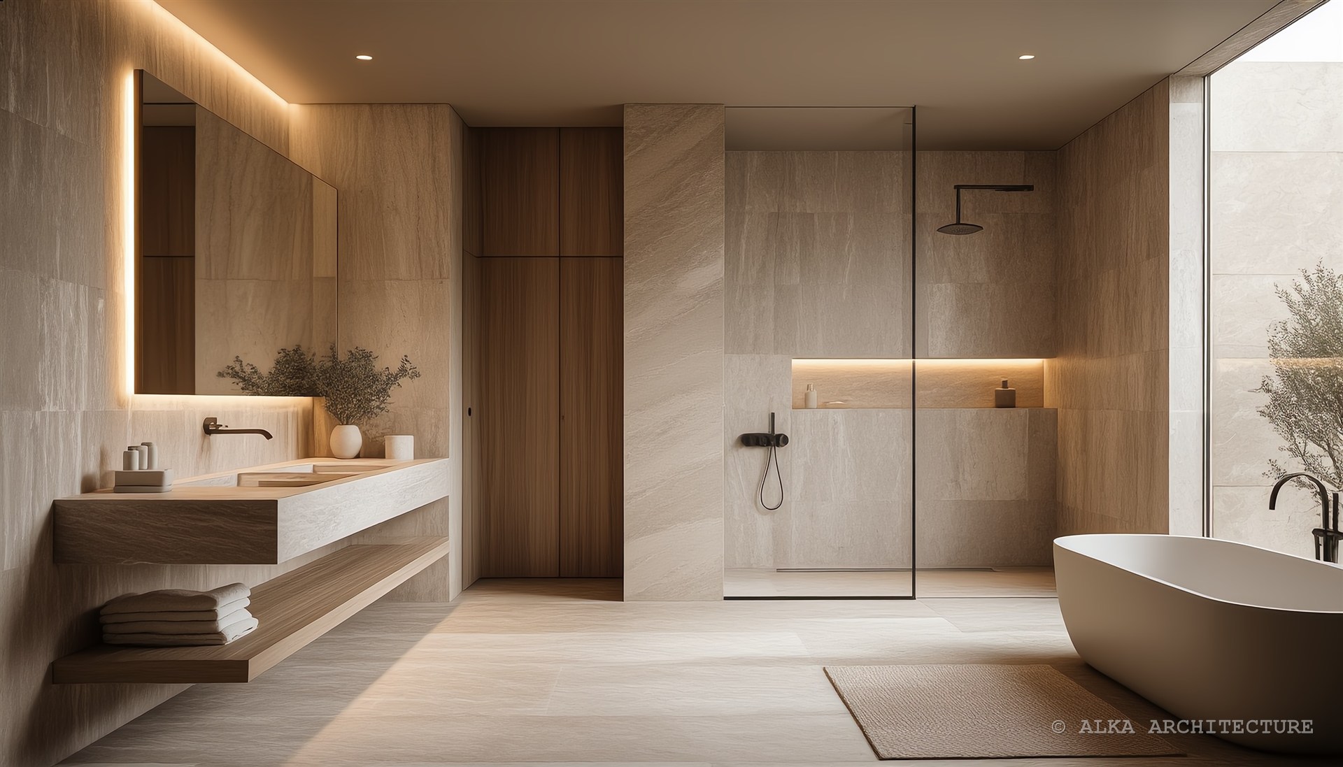 Villa Sana — MASTER BATH — SPA