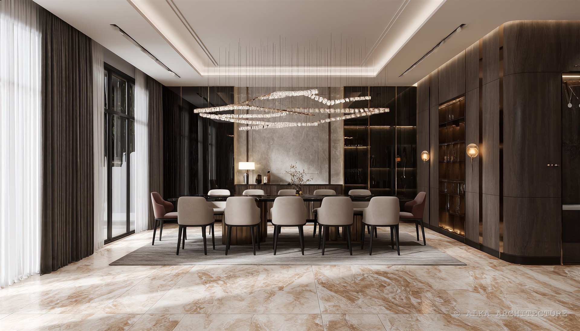 Villa Layl — DINING HALL