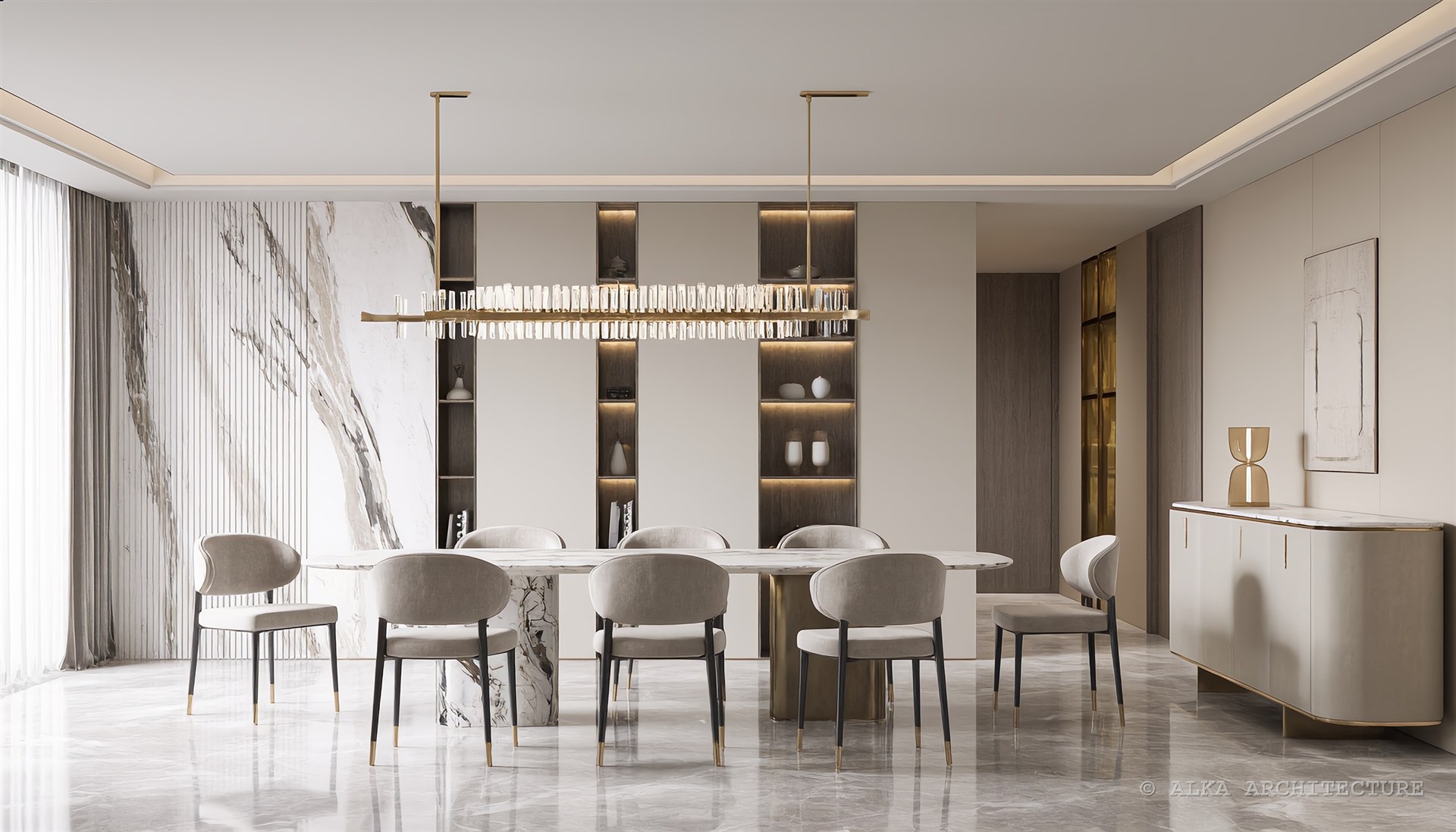 Villa Alba — DINING HALL