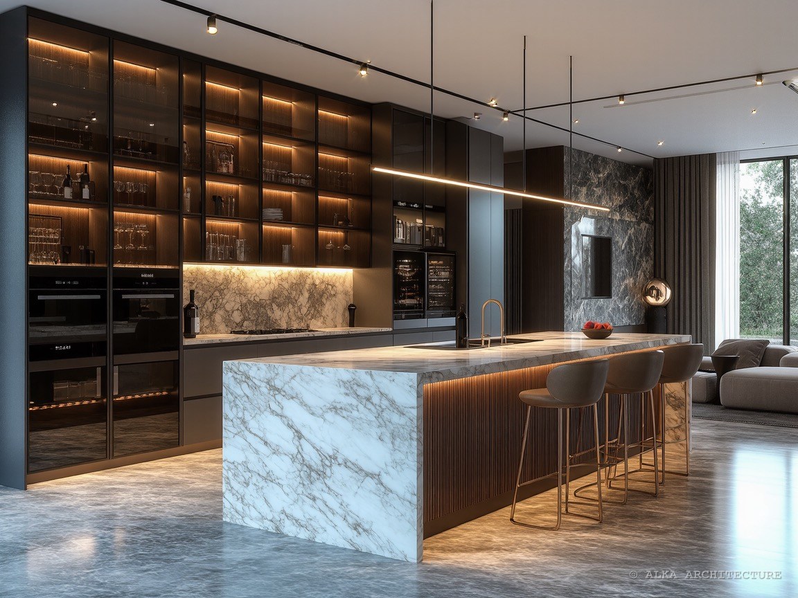 Villa Borea — KITCHEN + BAR