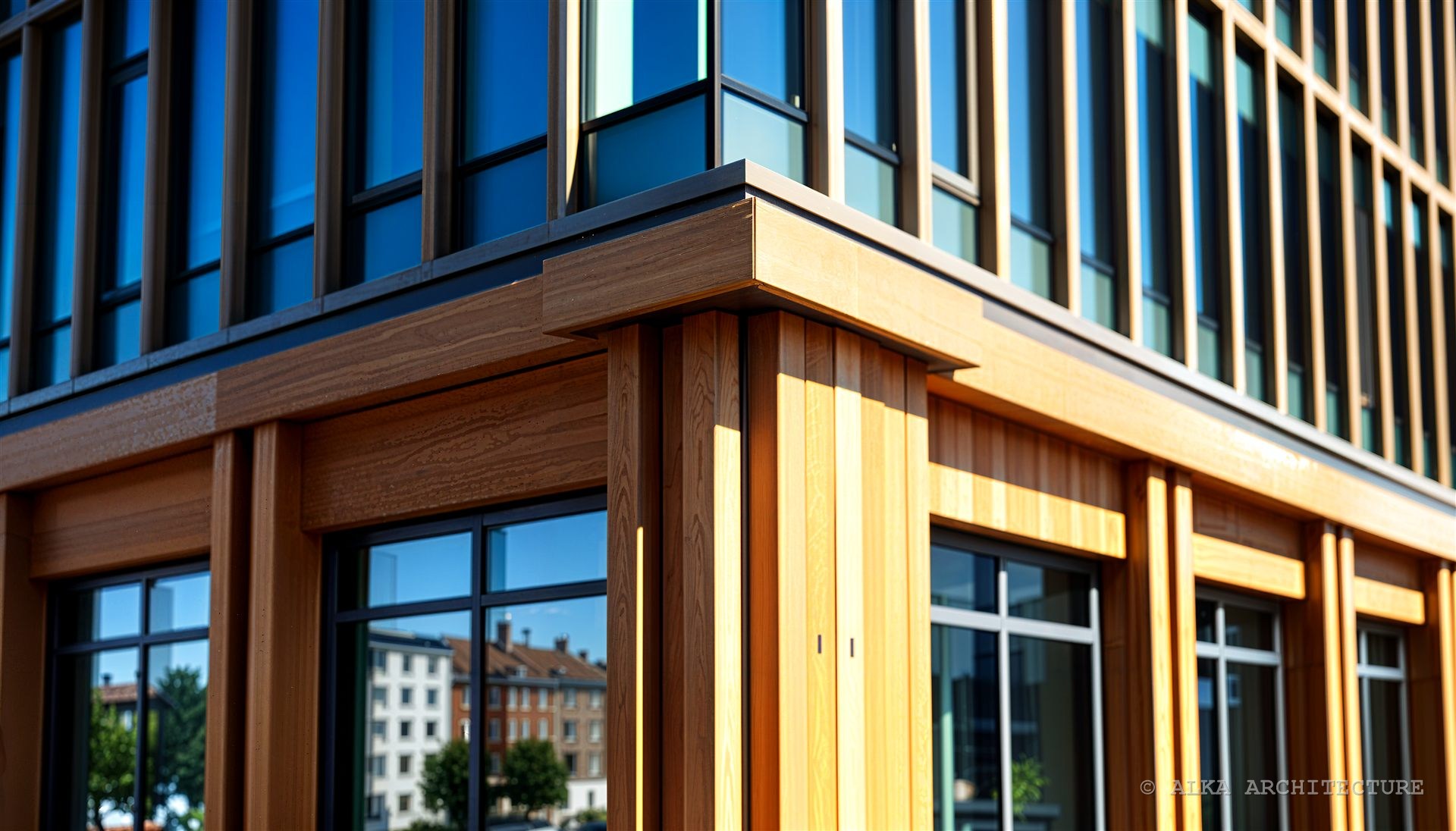 Waterfront Business Park — TIMBER STRUCTURE DETAIL