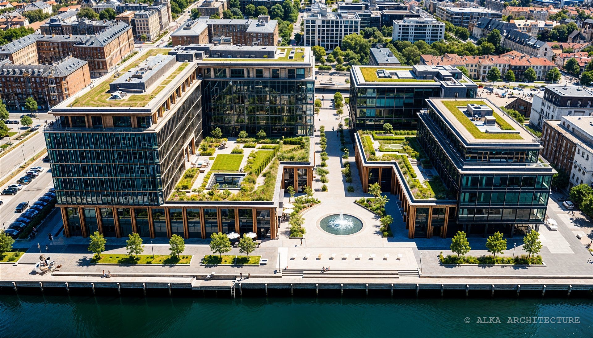 Waterfront Business Park — AERIAL — SOUTH