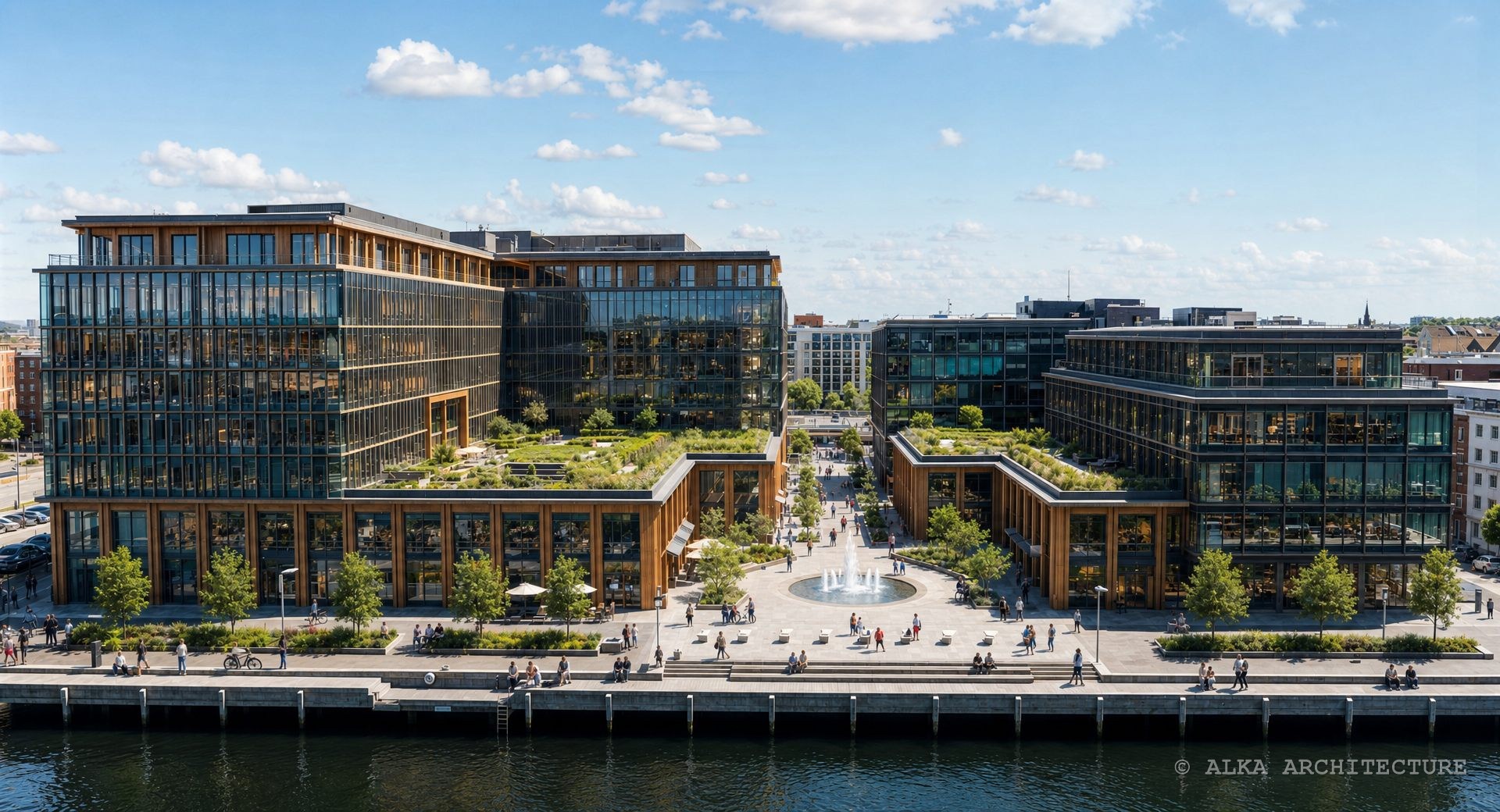 Waterfront Business Park — WIDE PANORAMA